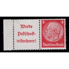 ALEMANIA 1934 ESTAMPILLAS SE-TENANT ZUSAMMENDRUCKE NUEVAS CON GOMA DE GRAN CALIDAD MI W87 12 €